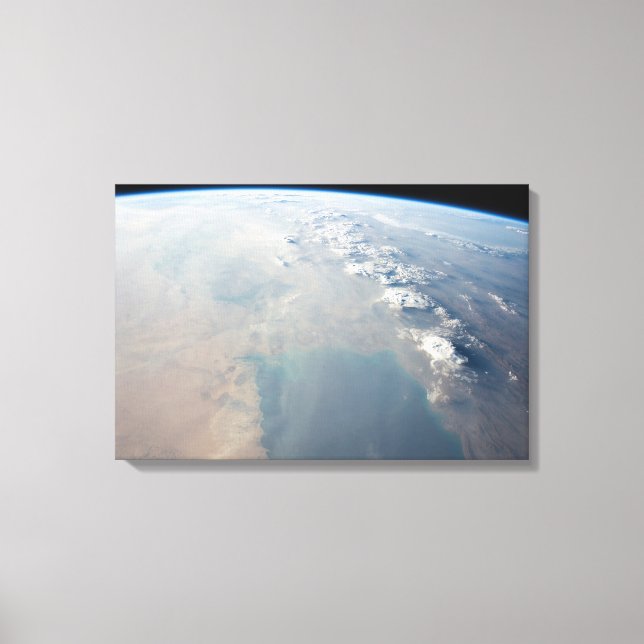 Tropical Blue Waters Of The Persian Gulf. 2 Canvas Print (Front)