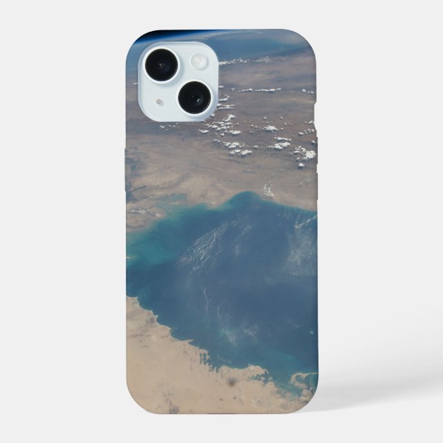Tropical Blue Waters Of The Persian Gulf. iPhone 15 Case (Back)
