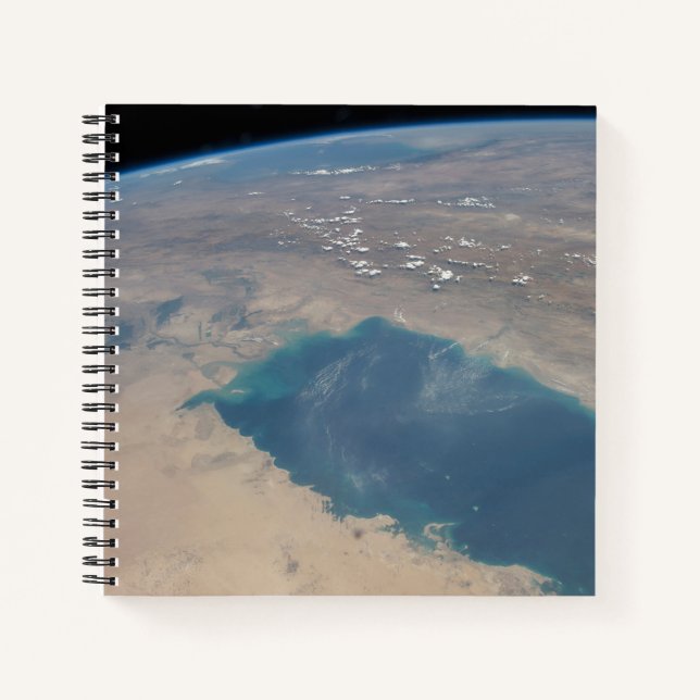 Tropical Blue Waters Of The Persian Gulf. Notebook (Front)
