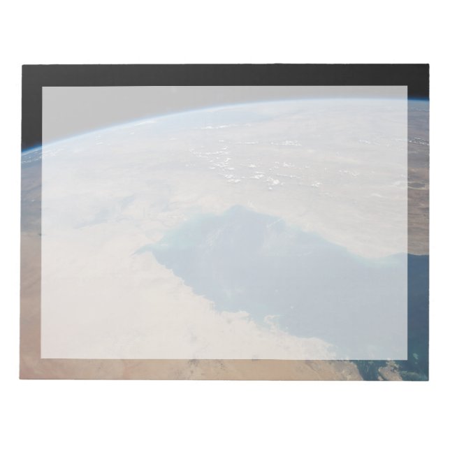 Tropical Blue Waters Of The Persian Gulf. Notepad (Front)