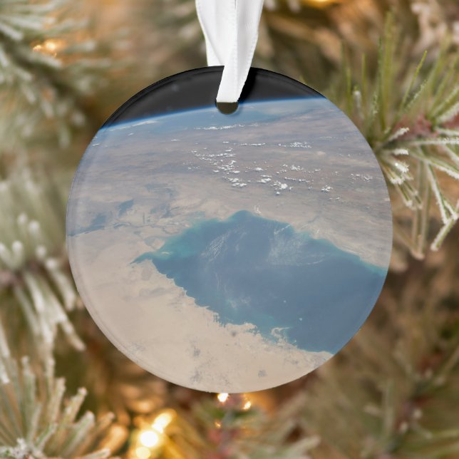 Tropical Blue Waters Of The Persian Gulf. Ornament (Tree)