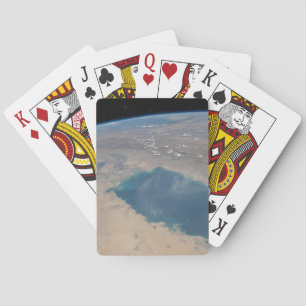 Tropical Blue Waters Of The Persian Gulf. Playing Cards