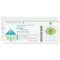 Tropical Boarding Pass Wedding Invitation