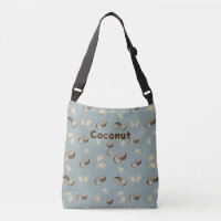 "Tropical Boho Coconut Pattern"