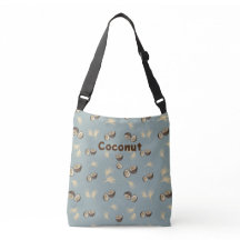 "Tropical Boho Coconut Pattern"