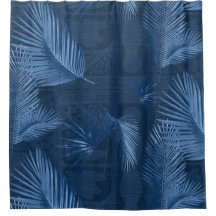 Tropical Boho Shower Curtain
