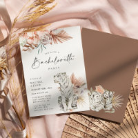 Tropical Boho Tigers Bachelorette Party