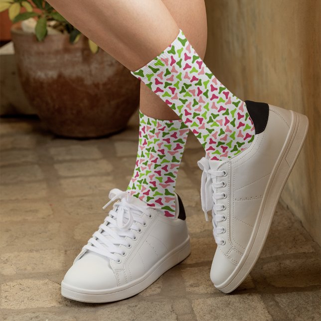 Tropical Boomerang Simple Pattern Socks (Creator Uploaded)