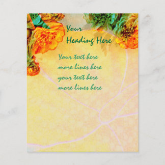 Tropical Borders flyer template