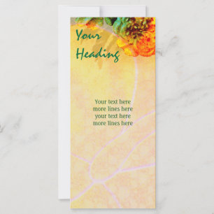 Tropical Borders rack card template