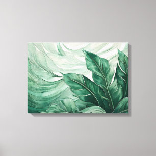 Tropical Botanical Bliss Canvas Print
