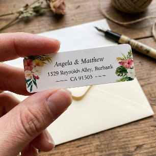 Tropical Botanical Floral Summer Themed