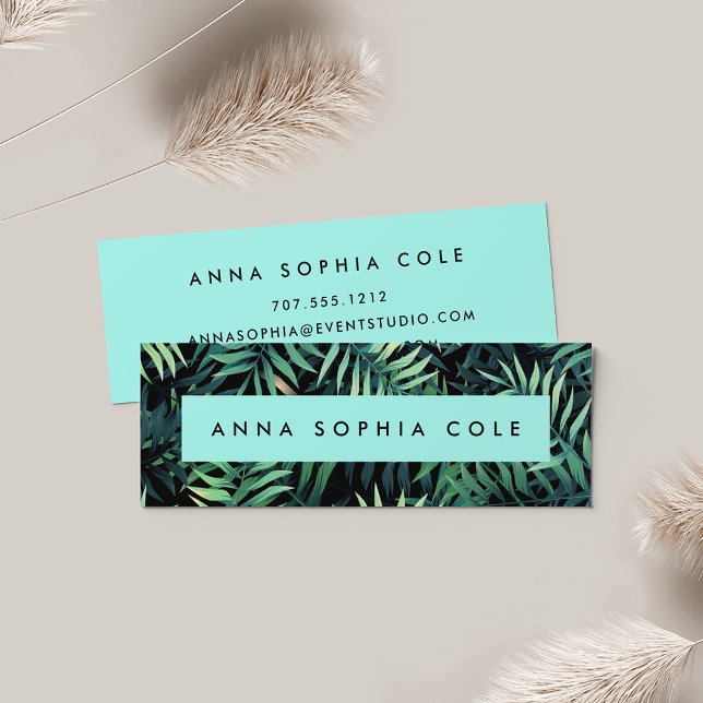 Tropical Botanical Mini Business Card (Creator Uploaded)