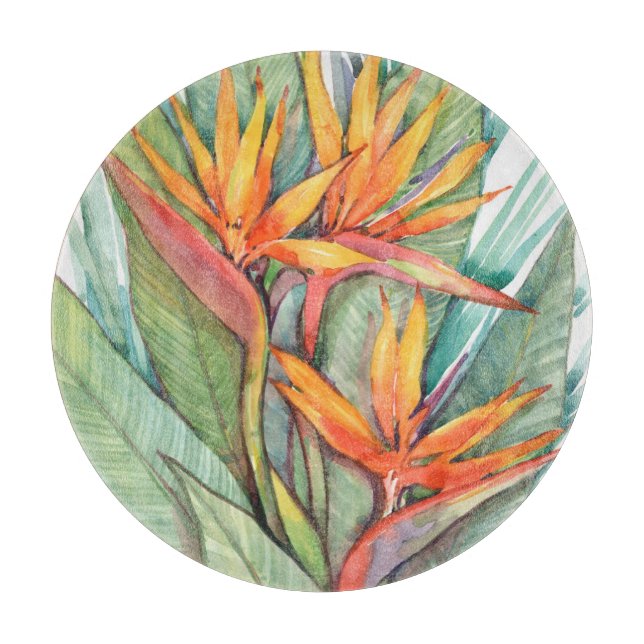 Tropical Botanical Paradise II Cutting Board (Front)