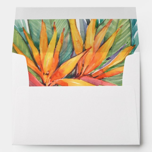 Tropical Botanical Paradise II Envelope (Back (Bottom))