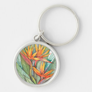 Tropical Botanical Paradise II Key Ring