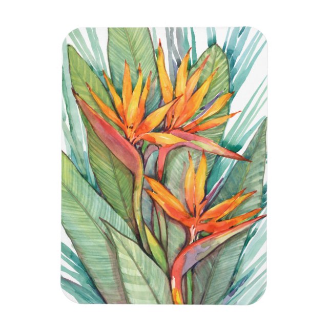 Tropical Botanical Paradise II Magnet (Vertical)