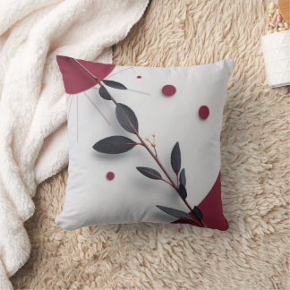 Tropical Botanical Throw Pillow – Lush & Vibrant