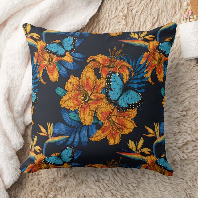 Tropical bouquet cushion (Blanket)