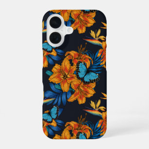 Tropical bouquet iPhone 16 case