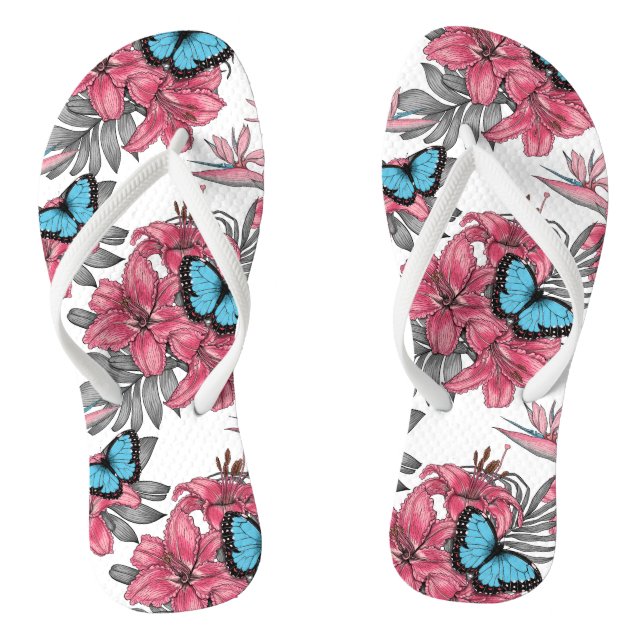 Tropical bouquet jandals (Footbed)