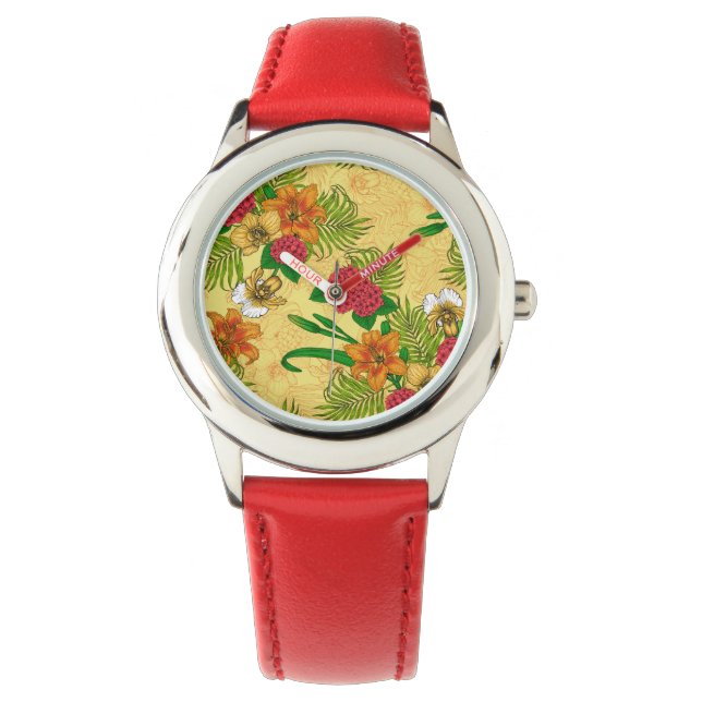 Tropical bouquet watch (Front)