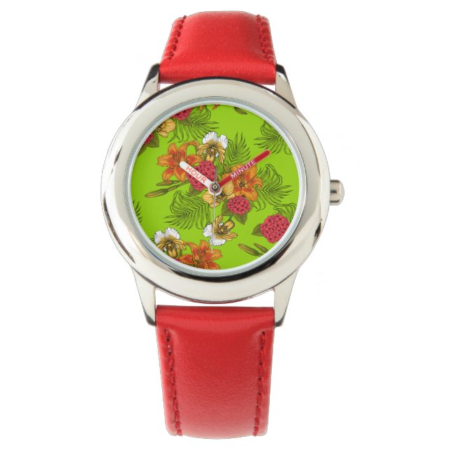 Tropical bouquet watch (Front)