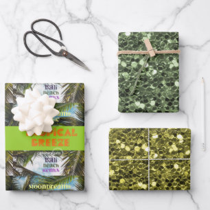 Tropical Breeze Bali Beach Wrapping Paper Sheet