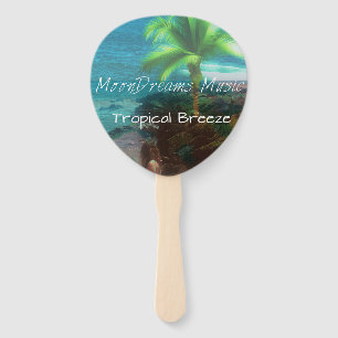 Tropical Breeze Hand Fan