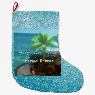 Tropical Breeze Large Christmas Stocking