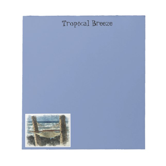 Tropical Breeze Notepad (Front)