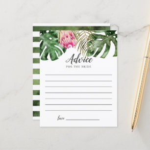 Tropical Bridal Shower Advice For the Bride