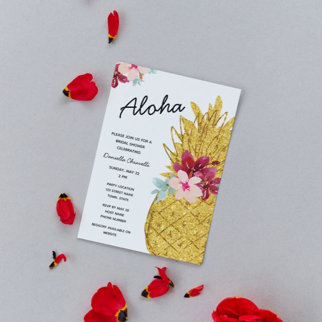 Tropical Bridal Shower Invitation (Creator Uploaded)