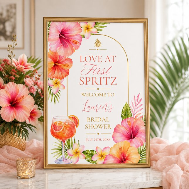 Tropical Bridal Shower welcome sign (Creator Uploaded)