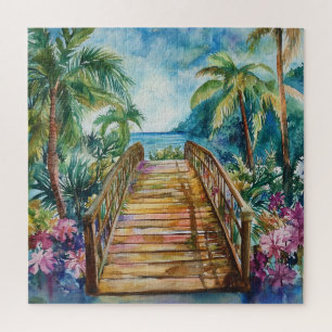 Tropical Bridge Jigsaw Puzzle