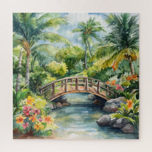 Tropical Bridge Jigsaw Puzzle