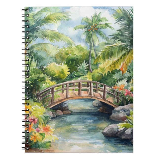 Tropical Bridge Notebook (Front)
