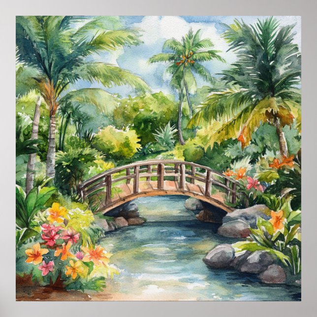 Tropical Bridge Poster (Front)