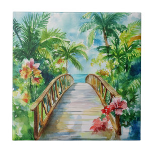 Tropical Bridge Tile