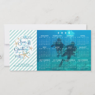 Tropical Business 2024 Calendar SEAS and Greetings Holiday Card