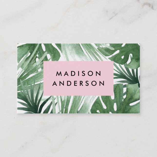 Tropical Business Cards (Front)