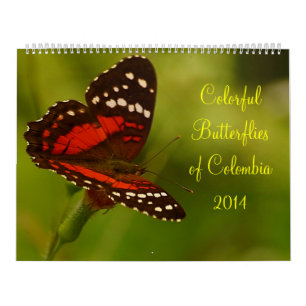 Tropical Butteflies of Colombia Calendar