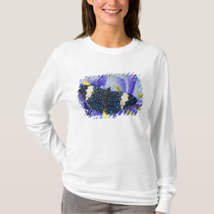 Tropical Butterfly Purple Iris T-Shirt