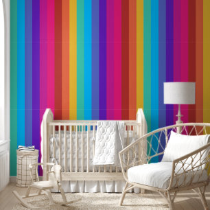 Tropical Candy Stripe PS Vertical Wallpaper