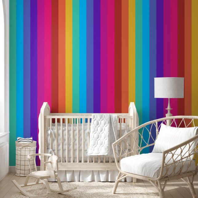 Tropical Candy Stripe PS Vertical Wallpaper (Kids)