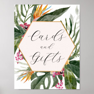 Tropical Cards and Gifts Sign