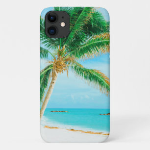 Tropical Caribbean Island Beach Palm Tree Case-Mate iPhone Case