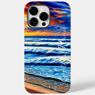Tropical Caribbean Sunset over Clear Ocean Case-Mate iPhone 14 Pro Max Case