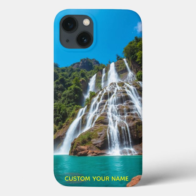 "Tropical Cascade – Nature’s Power in Your Pocket" Case-Mate iPhone Case (Back)
