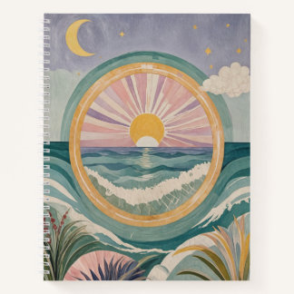 Tropical Celestial Shore Notebook